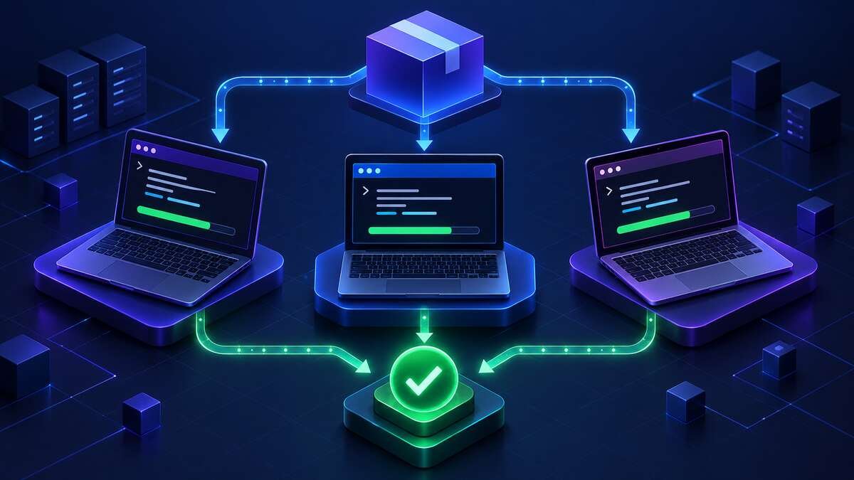 Terraform installation workflow across Ubuntu, Windows and macOS with successful command-line verification