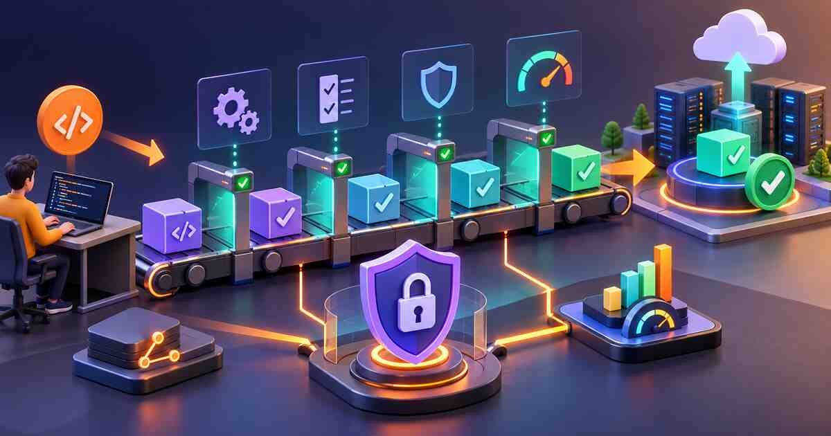 Secure and optimized CI/CD pipeline with quality and performance gates