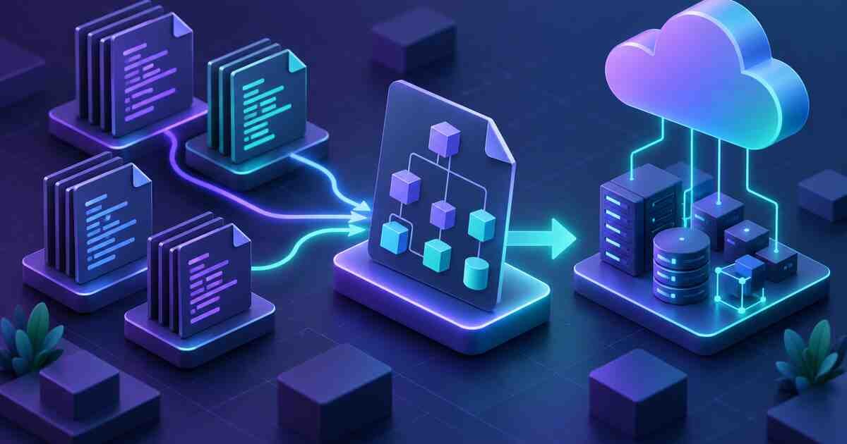 Organized infrastructure configuration files producing a cloud resource plan