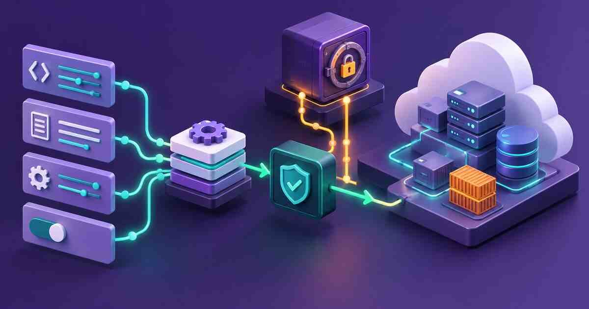 Infrastructure variables passing validation and secure controls into cloud resources