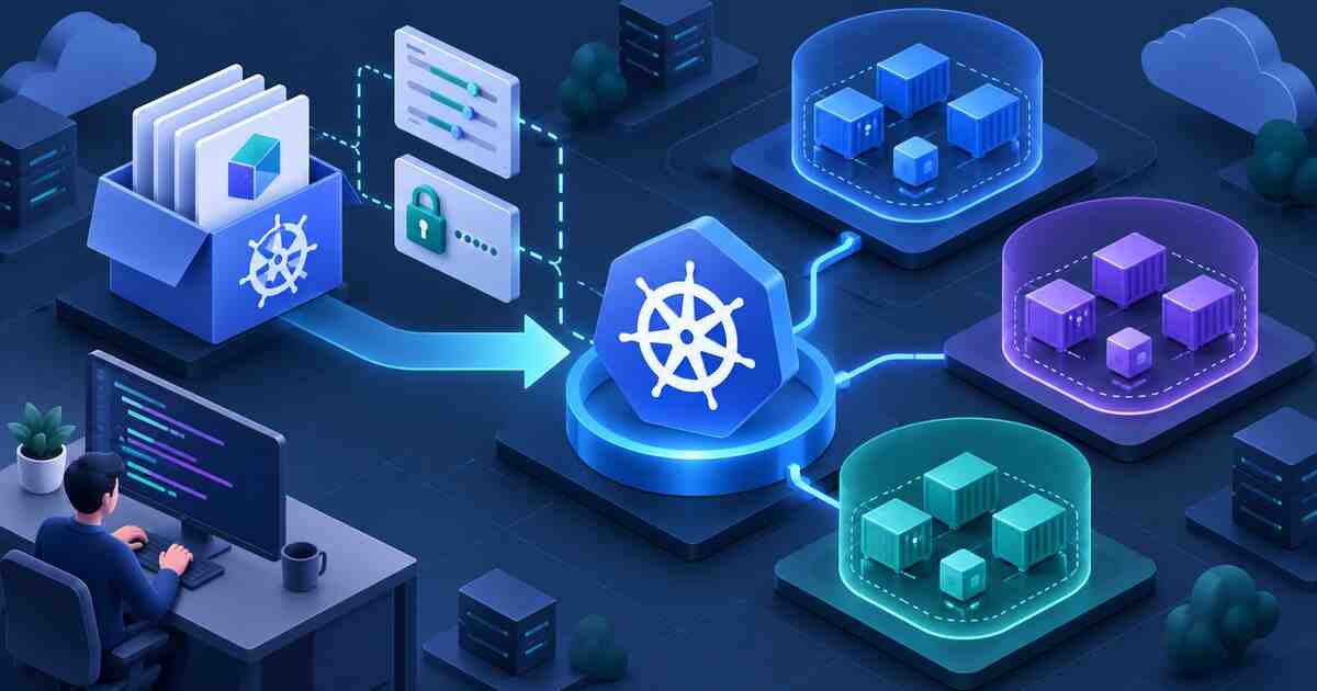 Infrastructure-managed Kubernetes application releases across isolated namespaces
