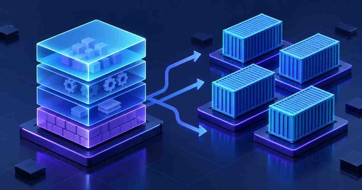 Docker images compared with running containers