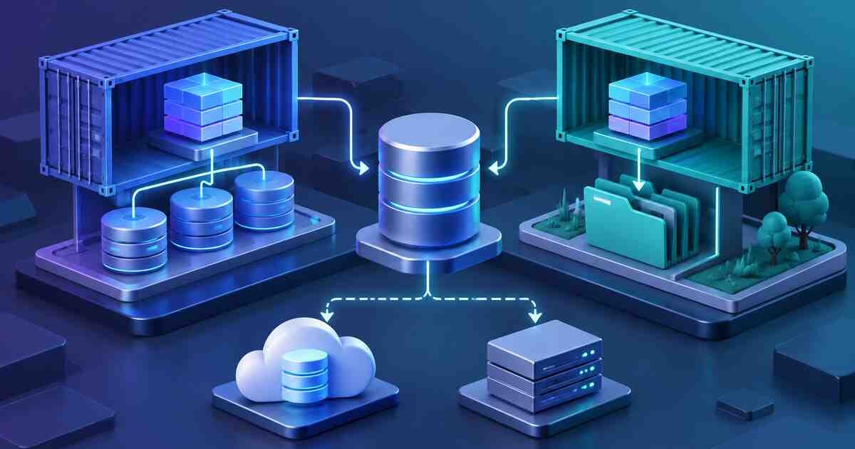 Docker volumes and persistent container storage