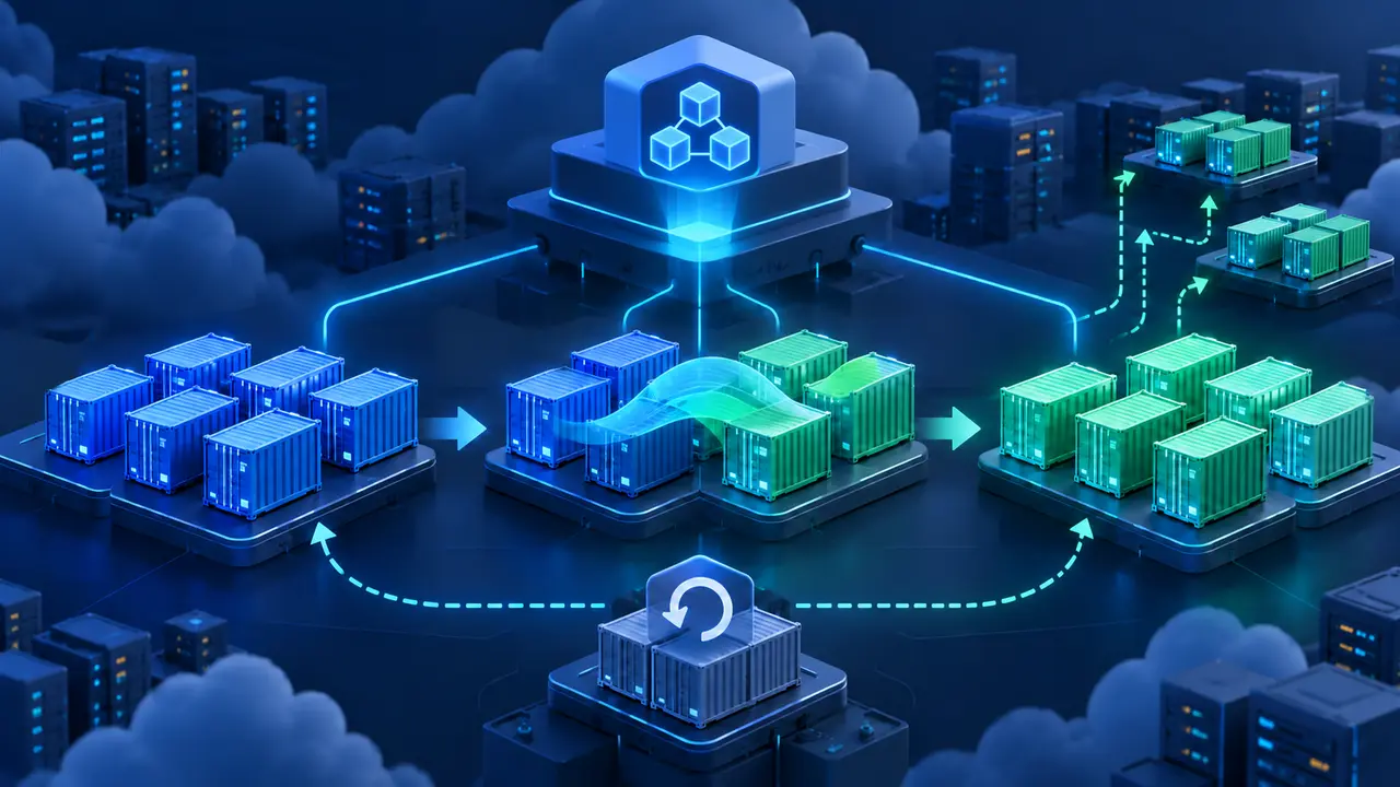 Kubernetes deployment rolling update, scaling, ReplicaSets, and rollback