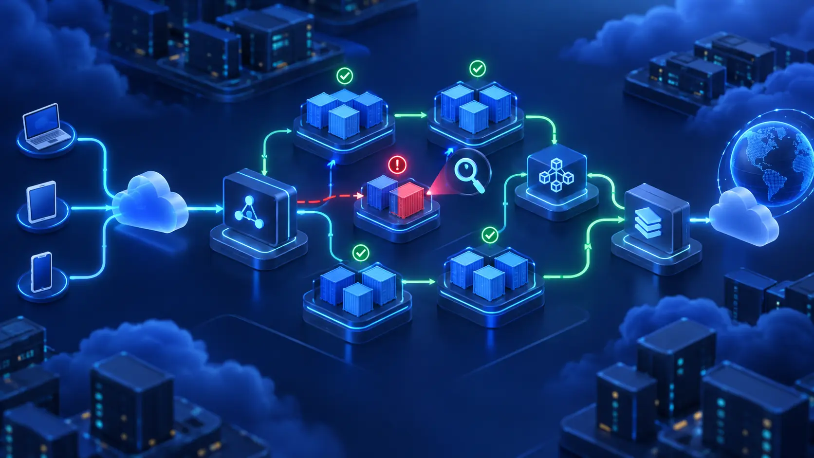 Kubernetes cluster troubleshooting across pods, services, networking, and ingress