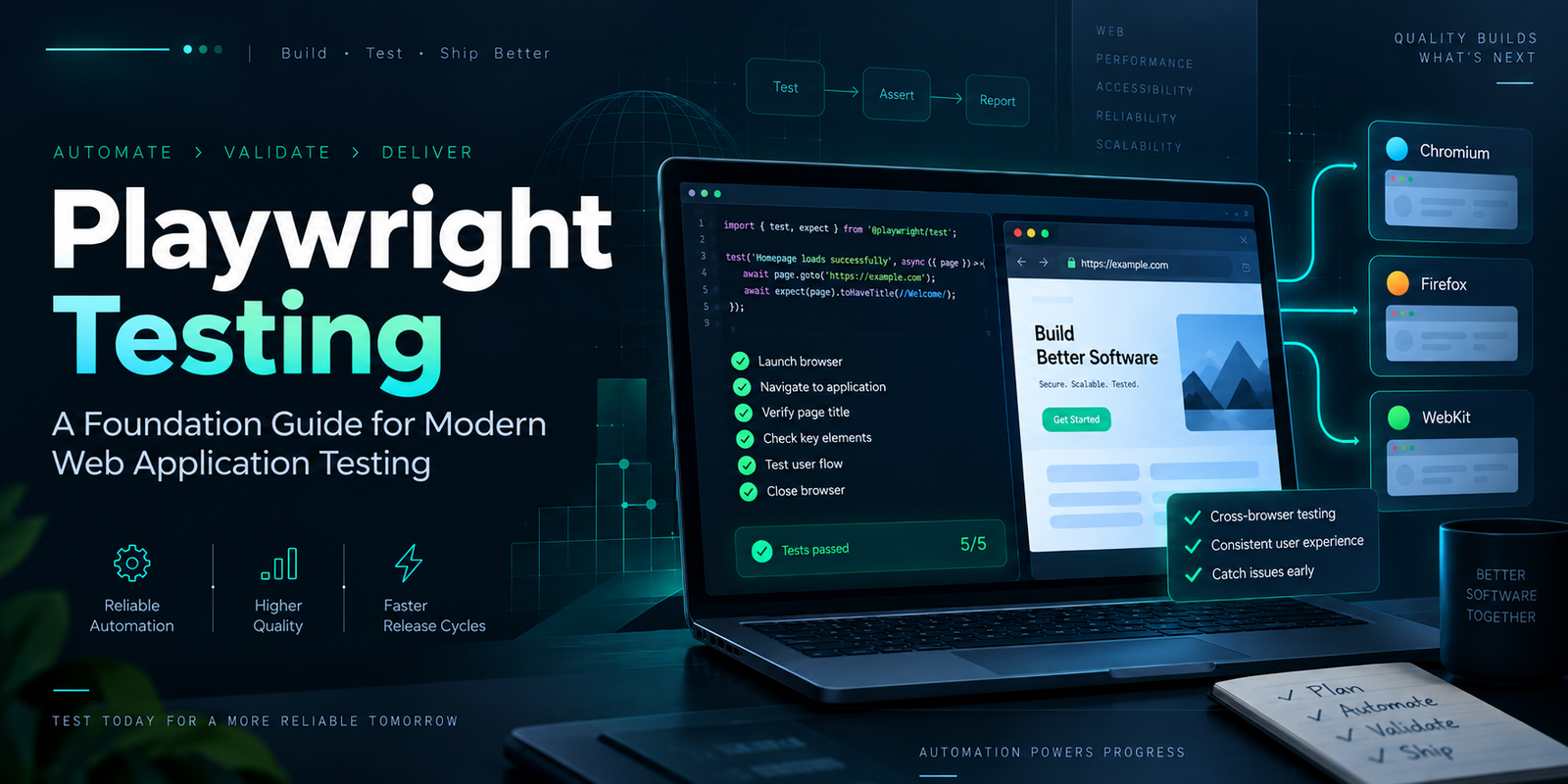 Featured image for Playwright Testing: A Foundation Guide for Modern Web Application Testing